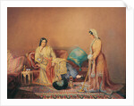 Phanariot Greek Ladies, Mid of the 19th cen by Daniel Valentine Rivière
