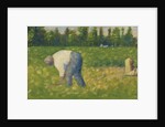 Paysan travaillant, 1883 by George Pierre Seurat
