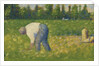 Paysan travaillant, 1883 by George Pierre Seurat