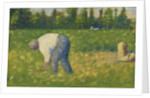 Paysan travaillant, 1883 by George Pierre Seurat