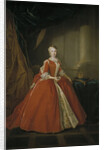 Portrait of the Princess Maria Amalia of Saxony (1724?1760) in Polish costume, 1738 by Louis de Silvestre