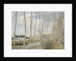 Canal du Loing, 1892 by Alfred Sisley