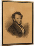 Portrait of the author Alexander S. Pushkin, 1827 by Joseph Vivien