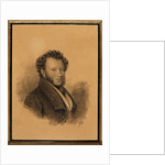 Portrait of the author Alexander S. Pushkin, 1827 by Joseph Vivien