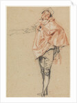 Study of a Standing Dancer with an Outstretched Arm, 1710 by Jean Antoine Watteau