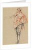 Study of a Standing Dancer with an Outstretched Arm, 1710 by Jean Antoine Watteau