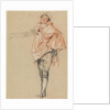 Study of a Standing Dancer with an Outstretched Arm, 1710 by Jean Antoine Watteau
