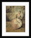 L?Amante inquiète, 1716-1720 by Jean Antoine Watteau