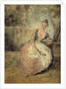 L?Amante inquiète, 1716-1720 by Jean Antoine Watteau