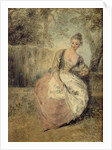 L?Amante inquiète, 1716-1720 by Jean Antoine Watteau