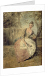 L?Amante inquiète, 1716-1720 by Jean Antoine Watteau