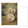 L?Amante inquiète, 1716-1720 by Jean Antoine Watteau