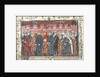 The coronation of Philippe II Auguste in the presence of Henry II of England by Anonymous
