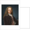 Portrait of the writer, essayist and philosopher Francois Marie Arouet de Voltaire, 1730s by Anonymous