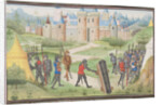 Camp of the Crusaders near Jerusalem. Miniature from the Historia by William of Tyre, 1460s by Anonymous