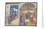 Death of Amalric I of Jerusalem. Coronation of Baldwin IV. Miniature from the Historia by William of Tyre, 1460s by Anonymous