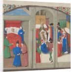 Death of Baldwin IV. Coronation of Guy of Lusignan. Miniature from the Historia by William of Tyre, 1460s by Anonymous
