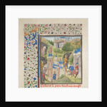 Baldwin of Boulogne entering Edessa in February 1098. Miniature from the Historia by William of Tyre, 1460s by Anonymous