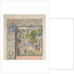 Baldwin of Boulogne entering Edessa in February 1098. Miniature from the Historia by William of Tyre, 1460s by Anonymous