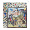 The Siege of Antioch. Miniature from the Historia by William of Tyre by Anonymous