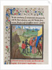 The Embassy of Peter the Hermit and Herluin to Kerbogha. Miniature from the Historia by William of Tyre, 1460s by Anonymous