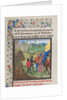The Embassy of Peter the Hermit and Herluin to Kerbogha. Miniature from the Historia by William of Tyre, 1460s by Anonymous