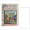 The Embassy of Peter the Hermit and Herluin to Kerbogha. Miniature from the Historia by William of Tyre, 1460s by Anonymous