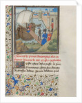 Bohemond I of Antioch traveled back to Apulia. Miniature from the Historia by William of Tyre, 1460s by Anonymous