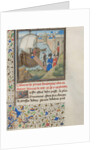 Bohemond I of Antioch traveled back to Apulia. Miniature from the Historia by William of Tyre, 1460s by Anonymous