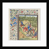 Fight in a wood between Christians and Saracens. Miniature from the Historia by William of Tyre, 1460s by Anonymous