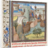 Start to the Fourth Crusade. Miniature from the Historia by William of Tyre, 1460s by Anonymous