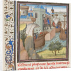 Start to the Fourth Crusade. Miniature from the Historia by William of Tyre, 1460s by Anonymous