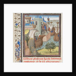 Start to the Fourth Crusade. Miniature from the Historia by William of Tyre, 1460s by Anonymous