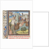 Start to the Fourth Crusade. Miniature from the Historia by William of Tyre, 1460s by Anonymous