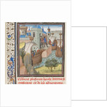 Start to the Fourth Crusade. Miniature from the Historia by William of Tyre, 1460s by Anonymous