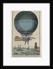 Jean Pierre Blanchard and John Jefferies arriving in Calais after crossing the English Channel in a hot air balloon, 1785 by Anonymous
