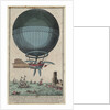 Jean Pierre Blanchard and John Jefferies arriving in Calais after crossing the English Channel in a hot air balloon, 1785 by Anonymous