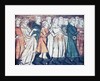 The expulsion of Jews from France in 1182 (A miniature from Grandes Chroniques de France), 1320s by Anonymous