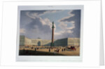 The Alexander Column. View from the Main Army Headquarters, 1840s by Louis Jules Arnout
