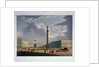 The Alexander Column. View from the Main Army Headquarters, 1840s by Louis Jules Arnout
