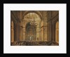 Church service in the Saint Isaacs Cathedral in Saint Petersburg, 1850s by Charles-Claude Bachelier