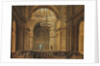 Church service in the Saint Isaacs Cathedral in Saint Petersburg, 1850s by Charles-Claude Bachelier
