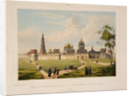 View of the Novodevichy Convent in Moscow, 1840s by Charles-Claude Bachelier
