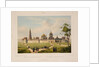 View of the Novodevichy Convent in Moscow, 1840s by Charles-Claude Bachelier