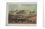 Nicholas Palace in the Moscow Kremlin (from a panoramic view of Moscow in 10 parts), ca 1848 by Philippe Benoist
