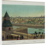 View of Zamoskvorechye from the Kremlin Wall (from a panoramic view of Moscow in 10 parts), ca 1848 by Philippe Benoist