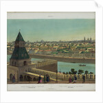 View of Zamoskvorechye from the Kremlin Wall (from a panoramic view of Moscow in 10 parts), ca 1848 by Philippe Benoist