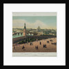 View of the Cathedral of Christ the Saviour and the Moscow Kremlin (from a panoramic view of Moscow in 10 parts), ca 1848 by Philippe Benoist