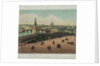 View of the Cathedral of Christ the Saviour and the Moscow Kremlin (from a panoramic view of Moscow in 10 parts), ca 1848 by Philippe Benoist
