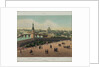 View of the Cathedral of Christ the Saviour and the Moscow Kremlin (from a panoramic view of Moscow in 10 parts), ca 1848 by Philippe Benoist